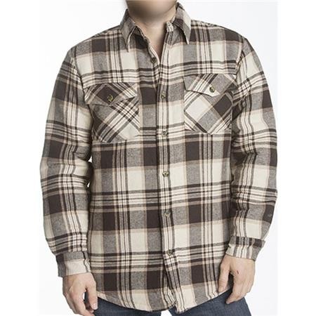 CAMISA DE MANGAS LARGAS PARA HOMBRE BARTAVEL OTTAWA - MARRÓN