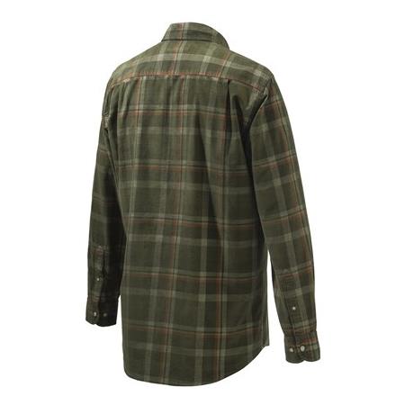CAMISA DE MANGAS LARGAS PARA HOMBRE BERETTA MANCHESTER CORDUROY SHIRT - VERT/ORANGE