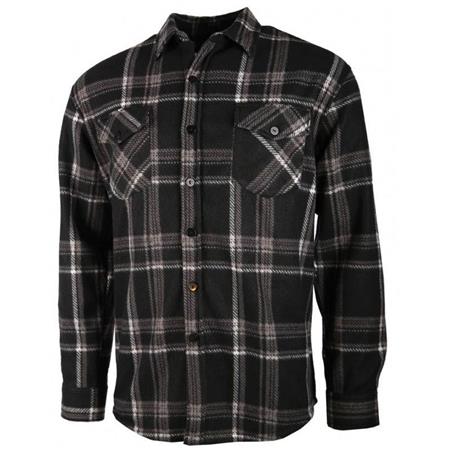 Camisa De Mangas Largas Para Hombre Polar - Negro Treeland T503 Polaire - Noir