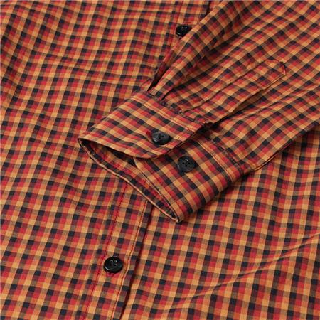 CAMISA DE MANGAS LARGAS PARA MUJER HARKILA SELJA LADY L/S CHECK - CARREAUX ROUGE/NOIR