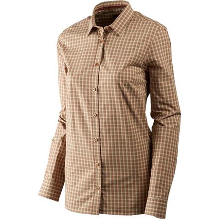 Camisa De Mangas Largas Para Mujer Harkila Selja Lady L/S Check - Rose