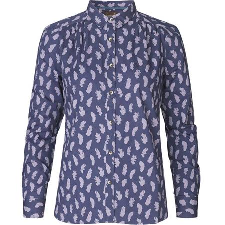Camisa De Mangas Largas Para Mujer Seeland Skeet Lady - Bleu