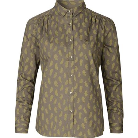 Camisa De Mangas Largas Para Mujer Seeland Skeet Lady - Olive