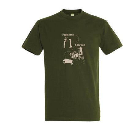 Camisa De T-Shirt De Mangas Curtas Para Homem Bartavel Nature T1058