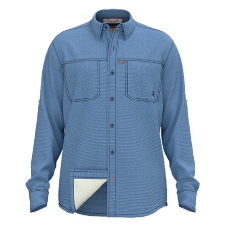 Camisa Mangas Compridas Homem Orvis Open Air Caster Shirt - Azul