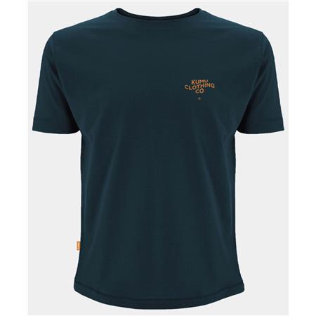 CAMISA MANGAS CORTAS HOMBRE - AZUL KUMU TSHIRT RIPPLES - BLEU