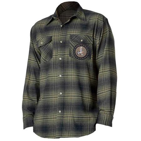 Camisas De Manga Larga Hombrepalombe - Verde Bartavel Confort Palombe - Vert