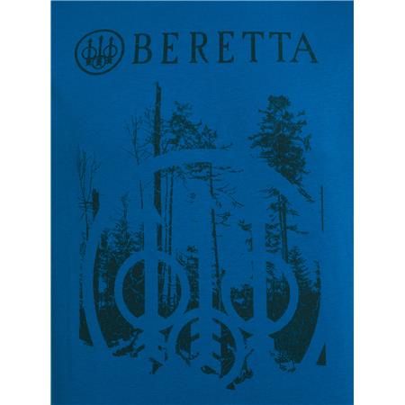 CAMISETA CURTA MASCULINA - BLUE TWILIGHT BERETTA OUTLINE - BLUE TWILIGHT