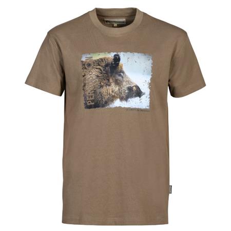 Camiseta De Hombre Percussion Sanglier - Beige
