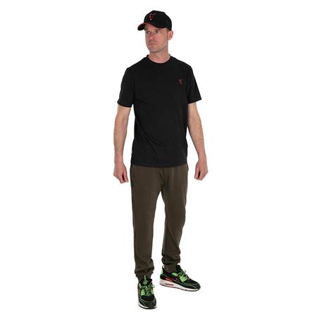 CAMISETA DE MANGA CORTA HOMBRE FOX COLLECTION LW JOGGER GREEN & BLACK - NEGRO