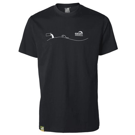 Camiseta De Manga Corta Hombre Geoff Anderson Organic Pollution - Negro