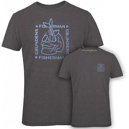 Camiseta De Manga Corta Hombre Grundéns Socket Ss T-Shirt - Gris