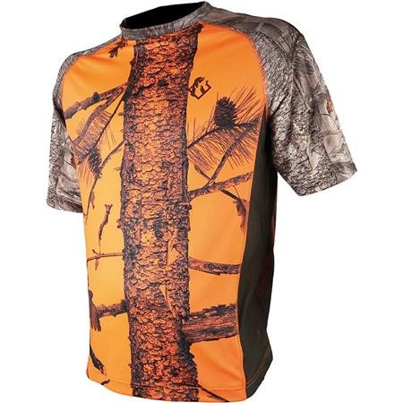 Camiseta De Manga Corta Junior Somlys 053Fk - Camuflaje Naranja