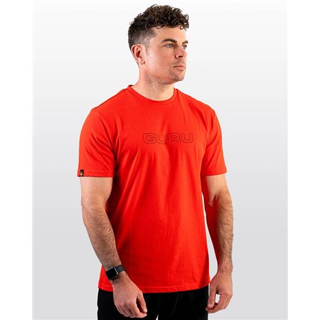 Camiseta De Manga Corta Para Hombre Guru Glitch Tee - Rojo