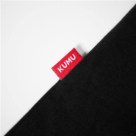 CAMISETA DE MANGA CORTA PARA HOMBRE KUMU LOTUS - NEGRO