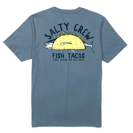 Camiseta De Manga Corta Para Hombre Salty Crew Baja Fresh Premium S/S Tee - Gris Pizarra