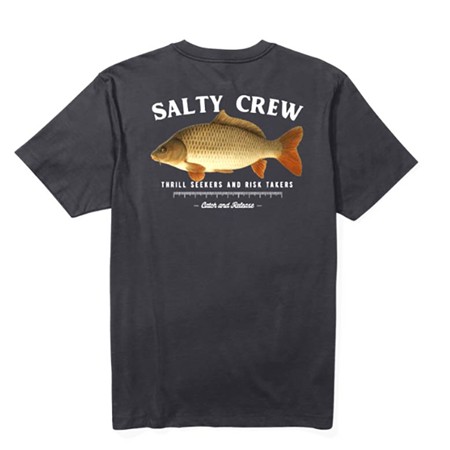 Camiseta De Manga Corta Para Hombre Salty Crew Carp Ss Tee - Negro