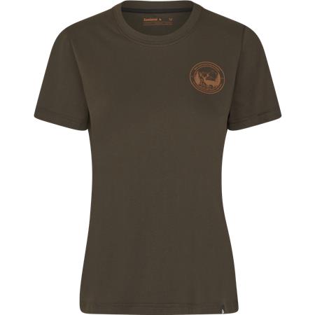 Camiseta De Manga Corta Para Mujer Seeland Hunting Heritage W - Pine Green