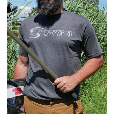 Camiseta De Mangas Cortas Hombre Carp Spirit - Gris