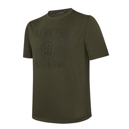 Camiseta De Mangas Cortas Para Hombre - Dark Oliva Beretta Fir - Dark Olive