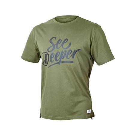 Camiseta De Mangas Cortas Para Hombre Fortis See Deeper - Olive