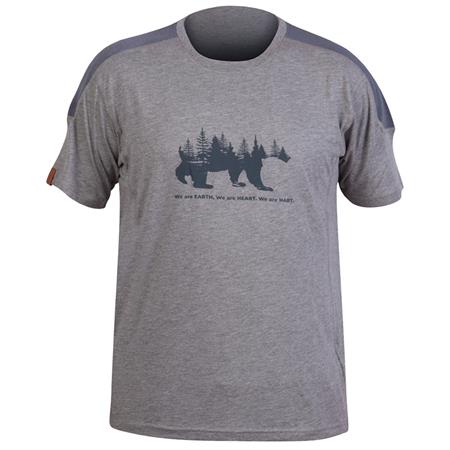 Camiseta De Mangas Cortas Para Hombre Hart Bear - Gris