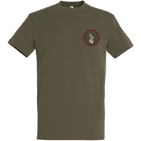 CAMISETA DE MANGAS CORTAS PARA HOMBRE PEQUEÑO LIEVRE - KAKI BARTAVEL PETIT LIEVRE - KAKI