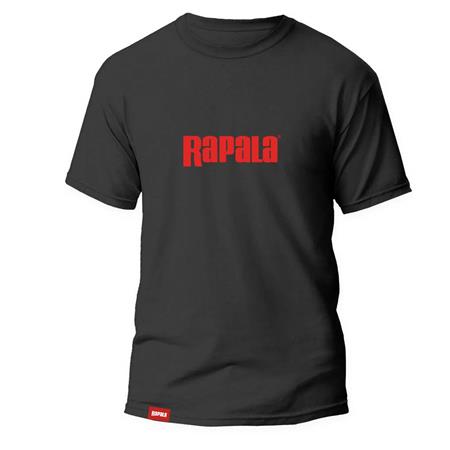Camiseta De Mangas Cortas Para Hombre Rapala Black Red Logo T-Shirt - Noir