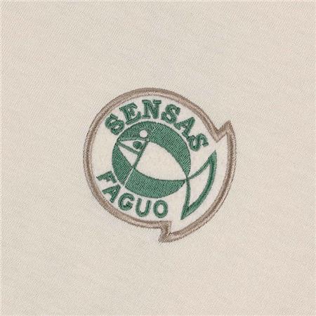 CAMISETA DE MANGAS CORTAS PARA HOMBRE SENSAS FAGUO MASSOURY - ECRU