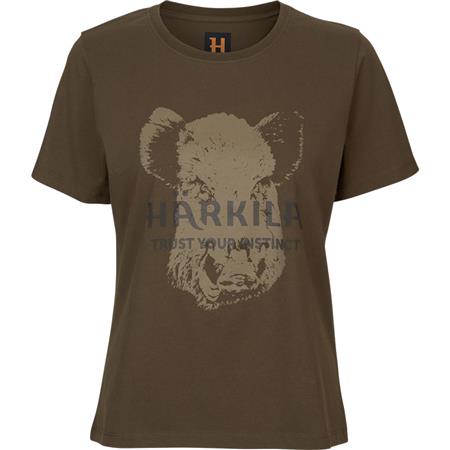 Camiseta De Mangas Cortas Para Mujer Harkila Wildboar S/S W - Willow Green