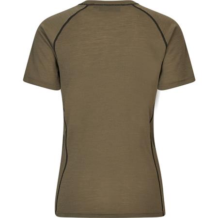 CAMISETA DE MANGAS CORTAS PARA MUJER SEELAND APEX AIA MERINO - COVERT GREEN