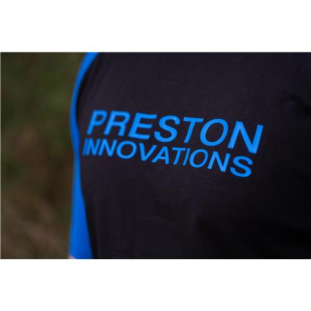 CAMISETA DE MANGAS CORTAS PRESTON INNOVATIONS LIGHTWEIGHT RAGLAN T-SHIRT - NOIR/BLEU