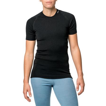 Camiseta De Mangas Cortas Unisex Woolpower Tee Lite - Noir