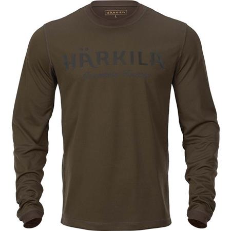 Camiseta De Mangas Largas Para Hombre Harkila Mountain Hunter Ls - Vert/Marron