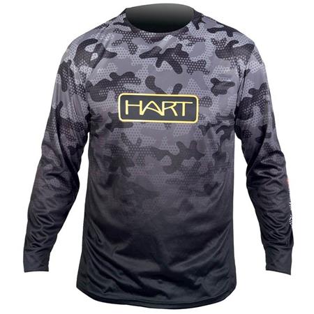 Camiseta De Mangas Largas Para Hombre Hart Sport Tl - Camo/Gris