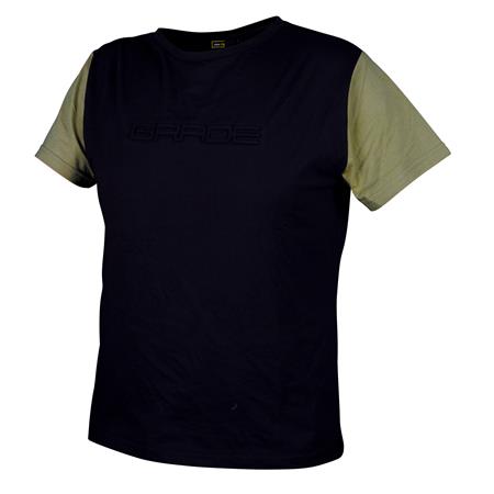 CAMISETA MANGA CORTA HOMBRE GRADE T-SHIRT - NEGRO/KAKI