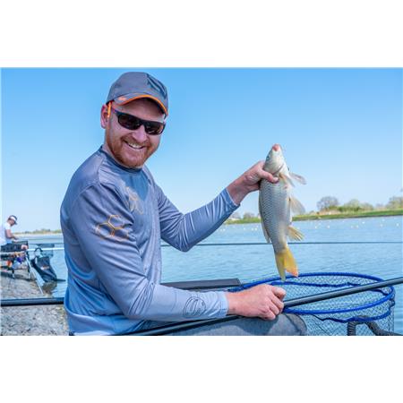 CAMISETA MANGA LARGA HOMBRE GURU HEXAGON SUN CORE UPF 50+ - GRIS