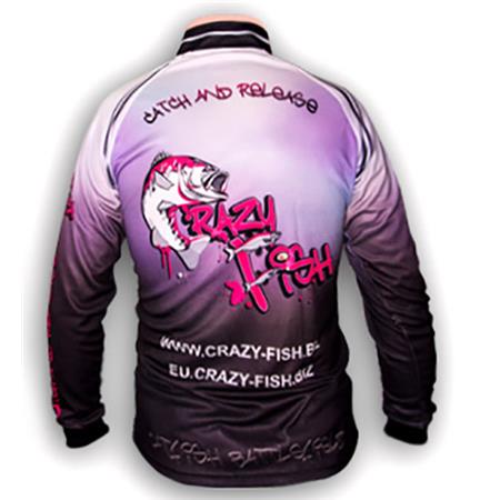 CAMISOLA DE MANGAS COMPRIDAS PARA HOMEM CRAZY FISH SILURE RESPIRANT PROTECTION UV