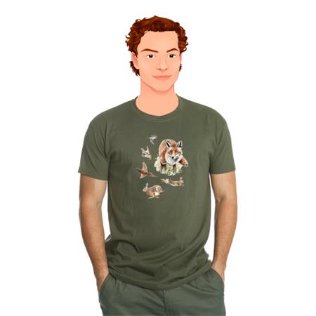 Camisola De Mangas Curtas Para Criança Bartavel Theme Chasse T1101