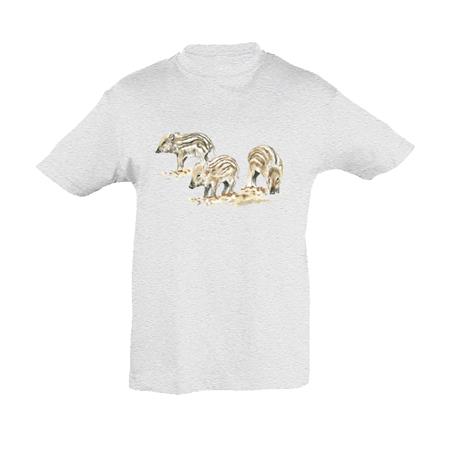 Camisola De Mangas Curtas Para Criança Bartavel Theme Chasse T589