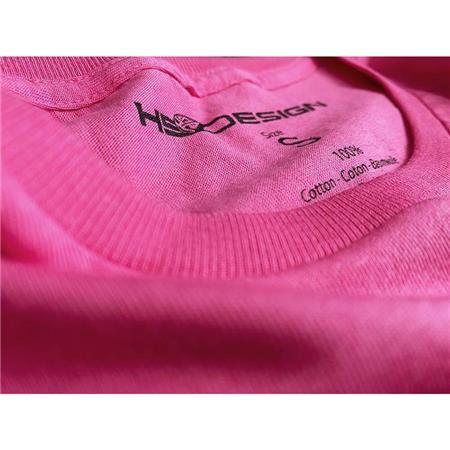 CAMISOLA DE MANGAS CURTAS PARA MULHER HOT SPOT DESIGN ANGLER - ROSE