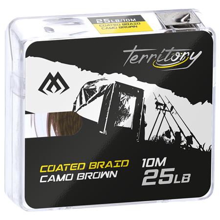 Camo Brown Line Bottom Braid - 10M Mikado Coated Braid Camo Brown - 10M