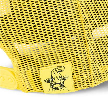 CAP - BLACK/YELLOW BLACK CAT TRUCKER CAP - NOIR/JAUNE