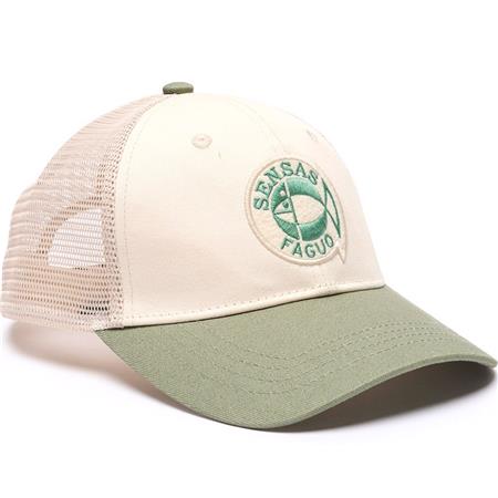 Cap Sensas Faguo Trucker Cap - Kaki/Ecru