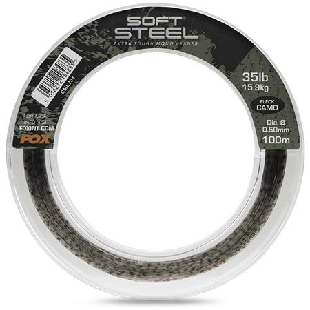 Capăt De Linie Fox Soft Steel Fleck Camo Leader
