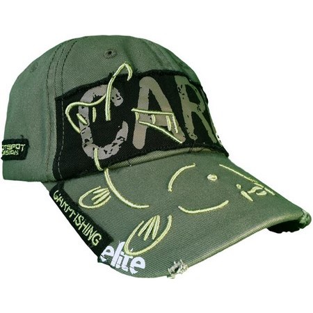 Cappellino Uomo Hot Spot Design Carpfishing Elite - Kaki