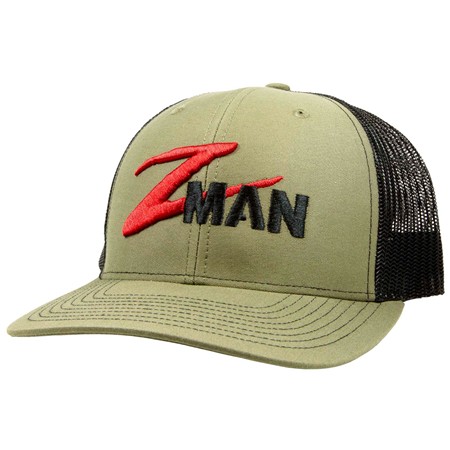 Cappellino Zman Trucker Hatz - Oliva/Nero
