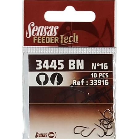 Cârlig Pentru Pescuit La Coup Sensas Feeder Tech 3445 - Pachet De 10