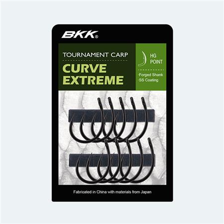 CARP HOOK BKK CARP CURVE EXTREME - PACK OF 10