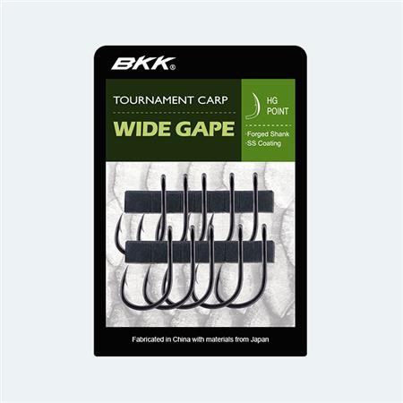 CARP HOOK BKK CARP WIDE GAP - PACK OF 10